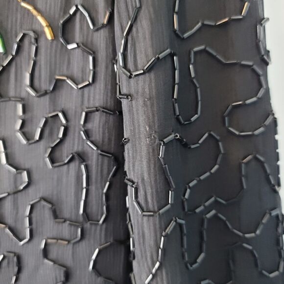 VINTAGE SCALA Beaded 80s Embellished Dress - Picture 10 of 16